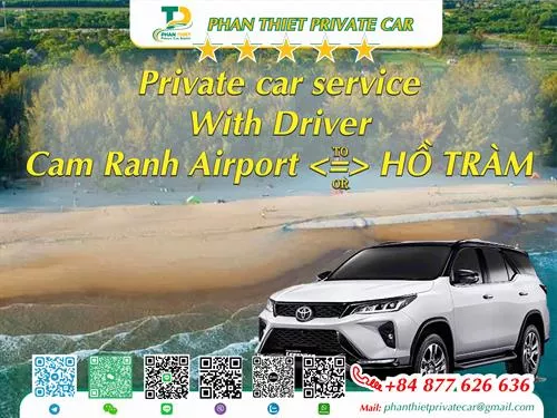 Private Car From Cam Ranh <=> Ho Tram (private car with driver)